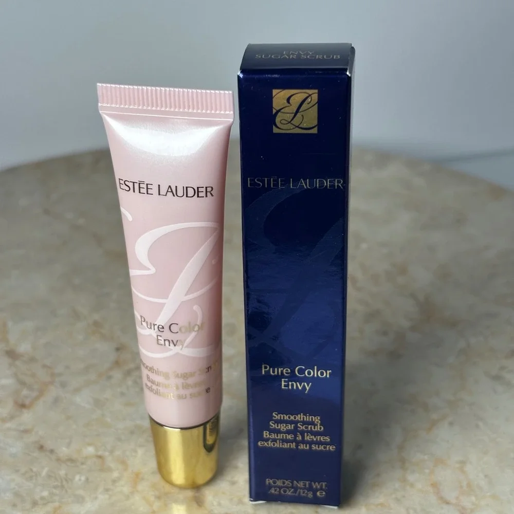 Estee Lauder Pure‎ Color Envy Smoothing Sugar Scrub 0.42 oz Pink Exfoliating Lip